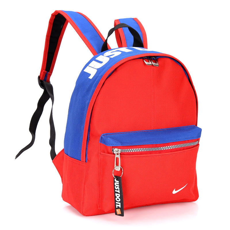 Mini Nike Backpack Reddish Orange Blue for Kids